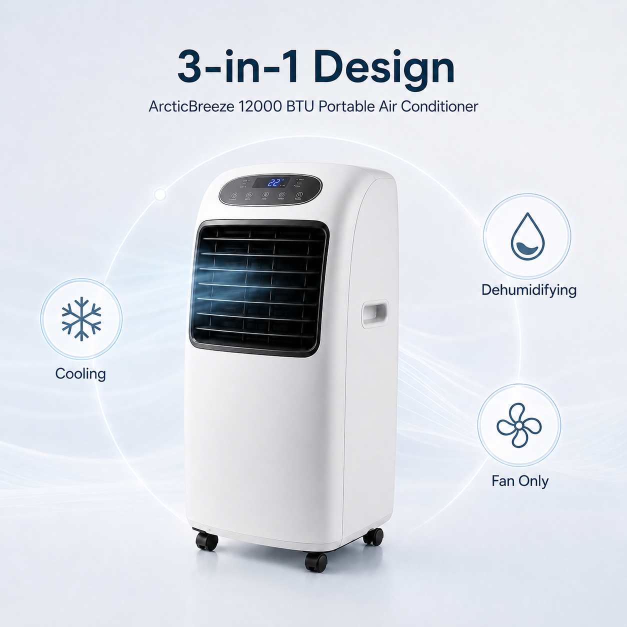 ArcticBreeze 12000 BTU Portable Air Conditioner - Detail image 2